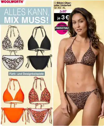 Woolworth Bikini Ober- oder Unterteil Angebot
