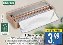 E-Center KESPER Folienspender Angebot