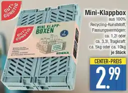 E-Center Gut & Günstig Mini-Klappbox Angebot