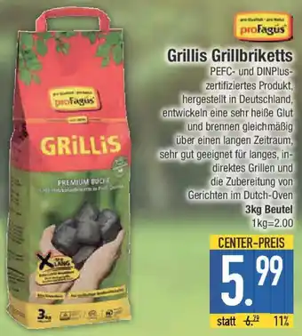 E-Center Profagus Grillis Grillbriketts Angebot