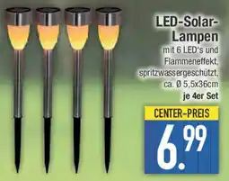 E-Center LED-Solar Lampen Angebot