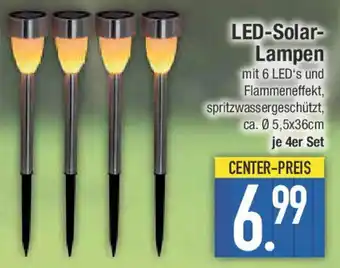 E-Center LED-Solar Lampen Angebot