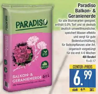 E-Center Paradiso Balkon- & Geranienerde Angebot