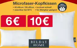 Woolworth BELDAY HOME Microfaser-Kopfkissen Angebot