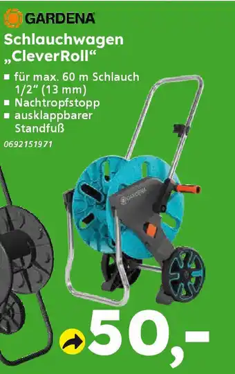 Globus Baumarkt GARDENA Schlauchwagen „CleverRoll" Angebot