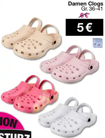Woolworth Damen Clogs Angebot