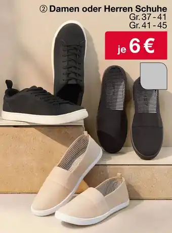 Woolworth Damen oder Herren Schuhe Angebot