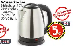 TEDi Wasserkocher Angebot