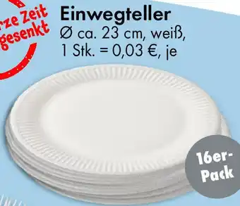 TEDi Einwegteller Angebot