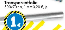 TEDi Transparentfolie Angebot