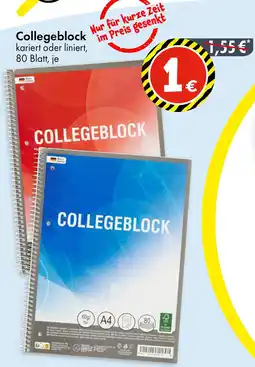 TEDi Collegeblock Angebot