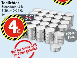 TEDi Teelichter Angebot
