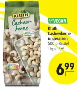 CITTI Markt Kluth Cashewkerne ungesalzen Angebot