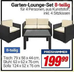 CENTERSHOP Garten-Lounge-Set 8-teilig Angebot