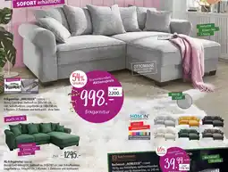 Zurbrüggen Hom'in eckgarnitur „maureen“ oder xl-eckgarnitur Angebot