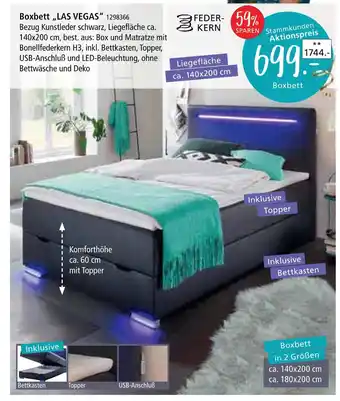 Zurbrüggen Boxbett las vegas Angebot