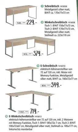 Zurbrüggen Schreibtisch Angebot
