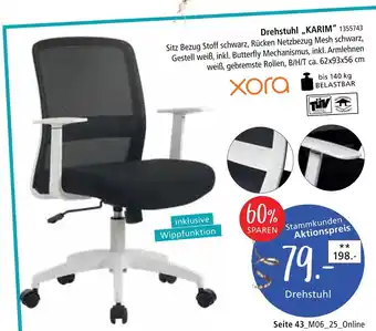 Zurbrüggen Xora drehstuhl „karim“ Angebot