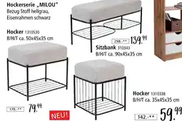 Zurbrüggen Hockerserie milou Angebot