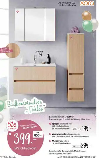 Zurbrüggen Xora badkombination toulon Angebot