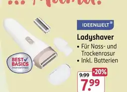 Rossmann Ideenwelt ladyshaver Angebot