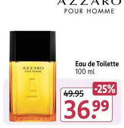 Rossmann Azzaro eau de toilette Angebot