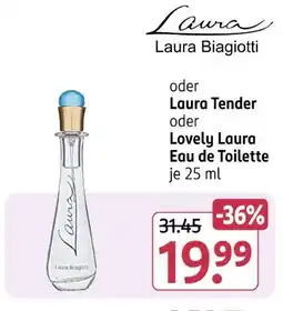 Rossmann Laura biagiotti laura oder laura tender oder lovely laura eau de toilette Angebot