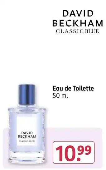 Rossmann David beckham classic blue eau de toilette Angebot