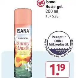 Rossmann Isana rasiegel sunny oasis Angebot