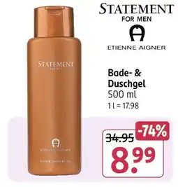 Rossmann Etienne aigner statement for men Angebot
