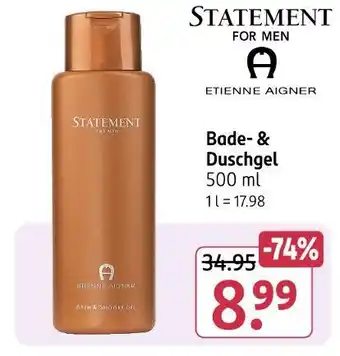 Rossmann Etienne aigner statement for men Angebot