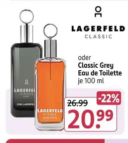 Rossmann Lagerfeld classic grey oder eau de toilette Angebot