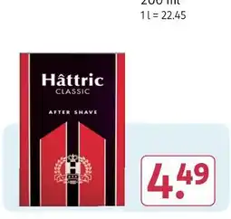Rossmann Hâttric classic after shave Angebot