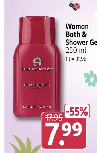 Rossmann Etienne aigner woman bath & shower gel Angebot