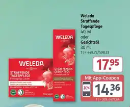 Rossmann Weleda straffende tagespflege oder gesichtsöl Angebot