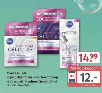 Rossmann Nivea expert filler tages- oder nachtpflege Angebot
