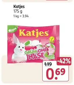 Rossmann Katjes grün-ohr hase Angebot