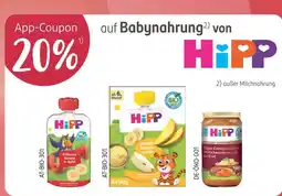 Rossmann Hipp app-coupon 20 % auf babynahrung von hipp Angebot
