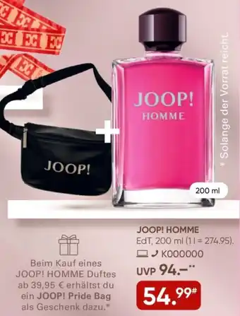 Galeria JOOP! HOMME EdP Angebot