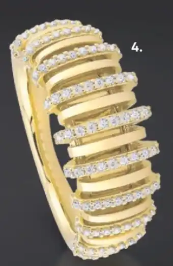 Galeria MONCARA Gold 585. Ring 120 Diamanten Angebot