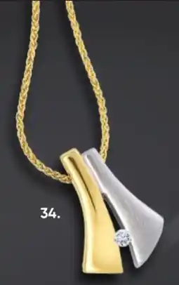 Galeria MONCARA Gold 375. Kette mit Anhänger Angebot
