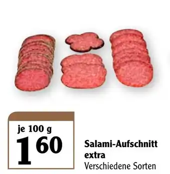 Globus Salami Aufschnitt extra 100g Angebot