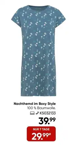Galeria TOM TAILOR Nachthemd im Boxy Style Angebot