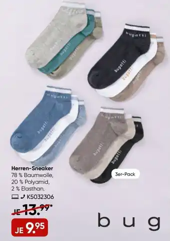 Galeria bugatti Herren-Sneaker Angebot