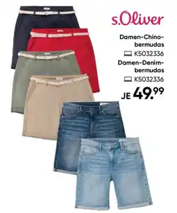 Galeria s.Oliver Damen-Chino- bermudas- Damen-Denim- bermudas Angebot
