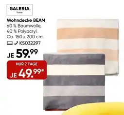 Galeria GALERIA Wohndecke BEAM Angebot