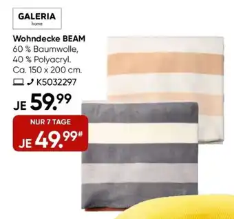 Galeria GALERIA Wohndecke BEAM Angebot