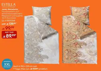 Galeria ESTELLA Jersey-Bettwäsche Angebot