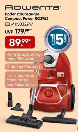 Galeria ROWENTA Bodenstaubsauger Compact Power RO3953 Angebot