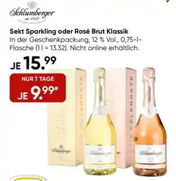 Galeria Schlumberger Sekt Sparkling oder Rosé Brut Klassik Angebot
